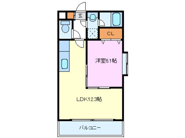 アセントⅡの物件間取画像